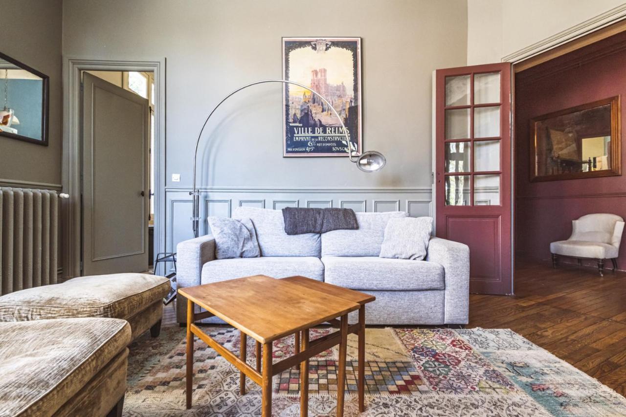 Au Pied De La Cathedrale #Vuemagique Apartment แร็งส์ ภายนอก รูปภาพ