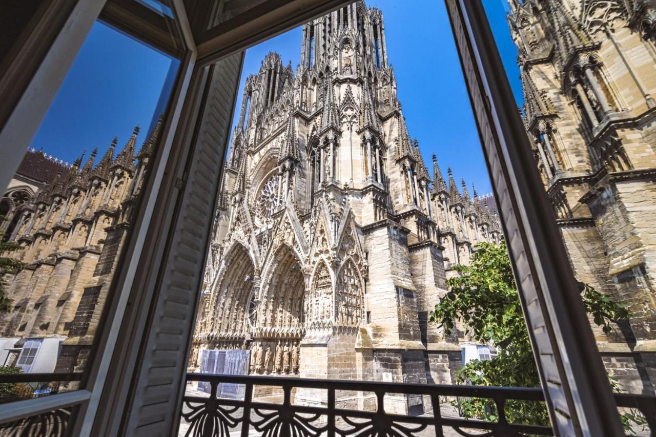 Au Pied De La Cathedrale #Vuemagique Apartment แร็งส์ ภายนอก รูปภาพ