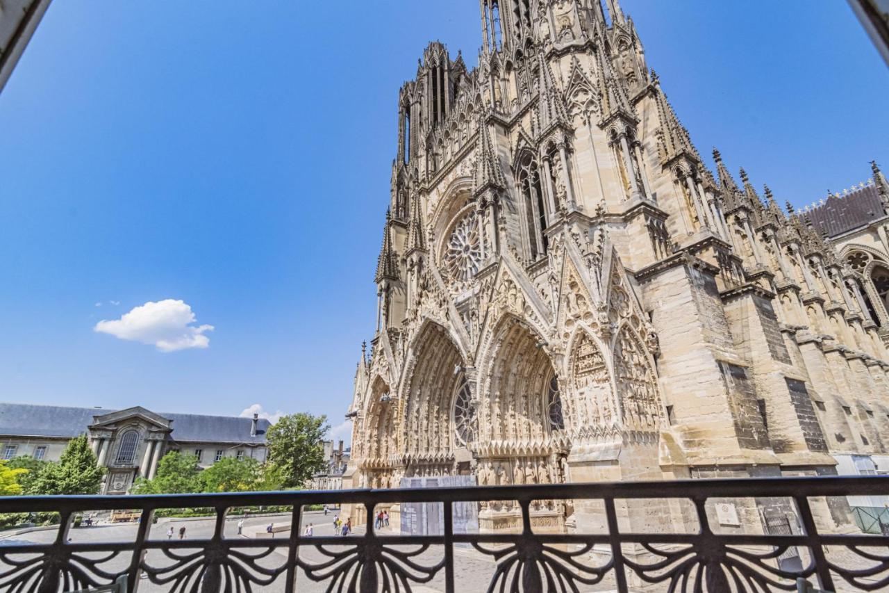 Au Pied De La Cathedrale #Vuemagique Apartment แร็งส์ ภายนอก รูปภาพ